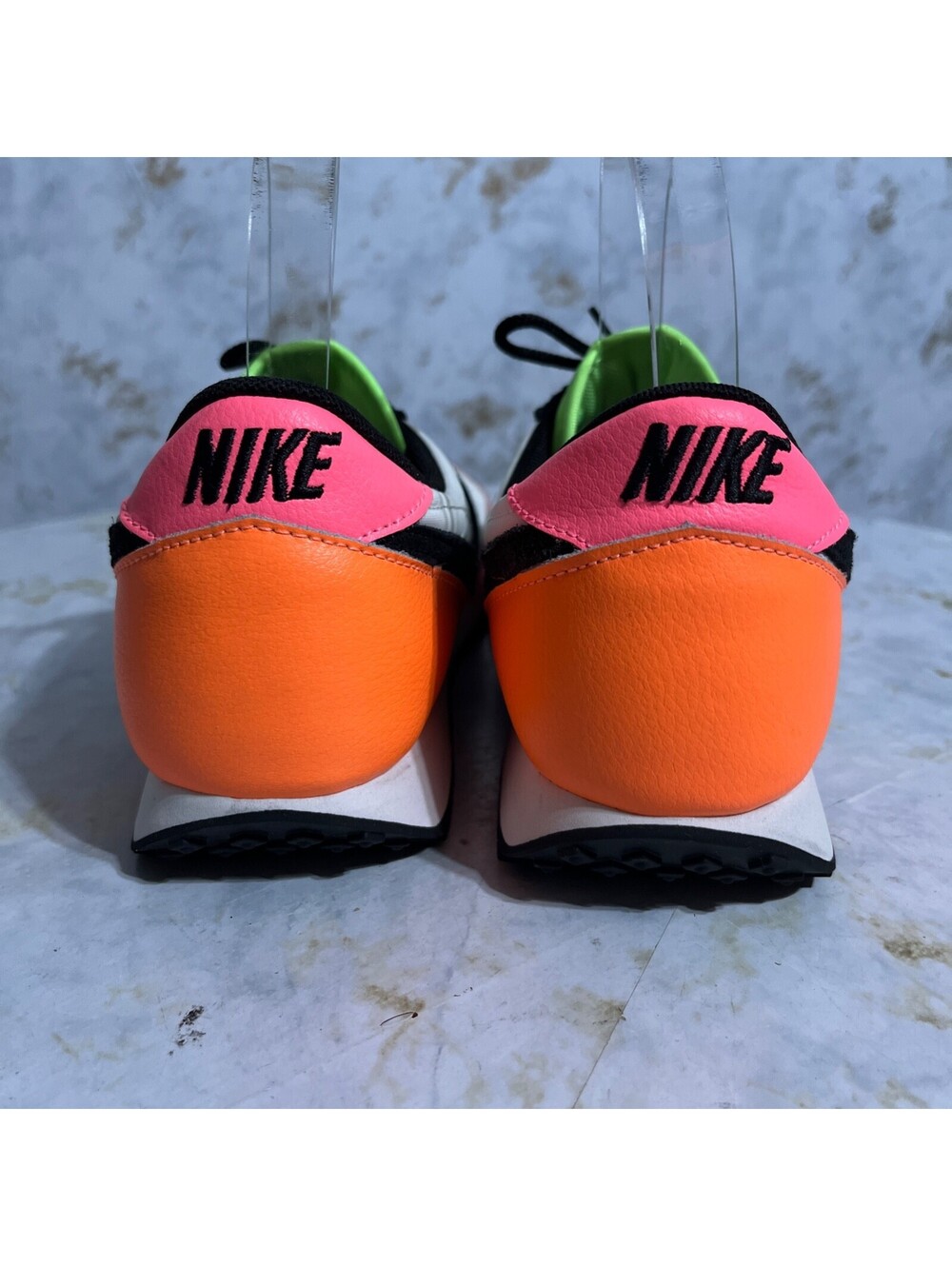 Nike Daybreak Womens Size 9 Shoes White Pink Orange Athletic Low Trainer Sneaker - Picture 5 of 10
